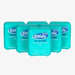 ORAL-B Glide Floss, Brilliance Blast, 6pk